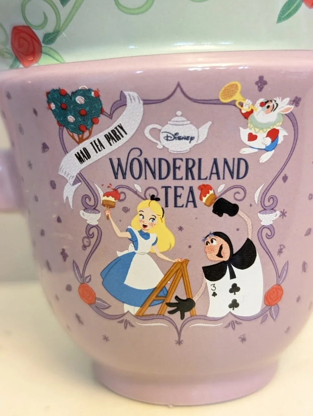 Disney Wonderland Tea Stacked Teacups - Purple, Blue, Green